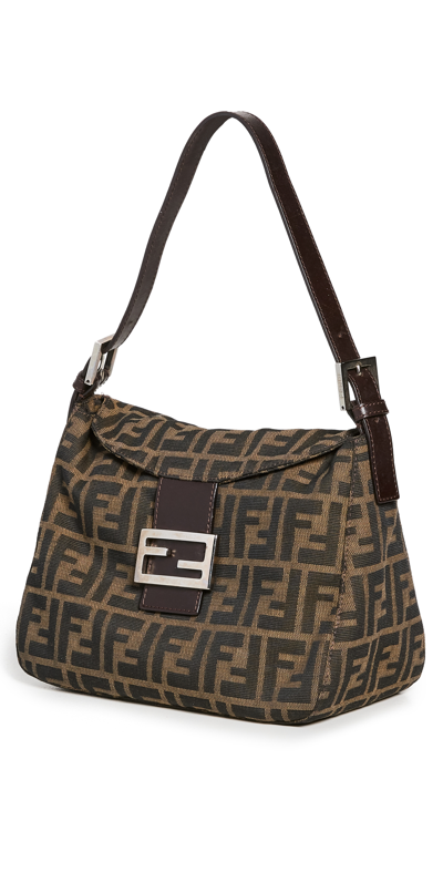 Pre-owned Fendi Brown Zucca Handbag