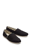 Toms Alpargata Womens Slip On Casual Loafers In Black