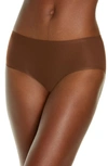 Chantelle Lingerie Soft Stretch Seamless Hipster Panties In Walnut