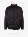 Burberry Quilted Reversible Tech Shirt Jacket In Black
