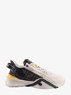 Fendi Men Multicolor Leather And Fabric Flow Sneakers In White