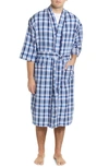 Majestic Saltwater Seersucker Robe In Blue