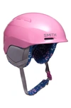 Smith Kids' Glide Junior Snow Helmet In Flamingo Florals