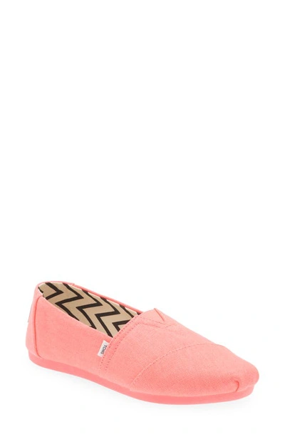 Toms Alpargata Slip-on In Real Pink