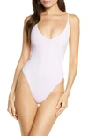 L*space L Space Gianna One-piece Swimsuit In Purple