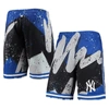 MITCHELL & NESS MITCHELL & NESS BLACK NEW YORK YANKEES HYPER HOOPS SHORTS