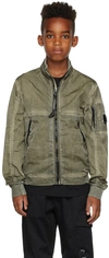 C.p. Company Kids Green M.t.t.n. I.c.e. Jacket In 683 Ivy Green