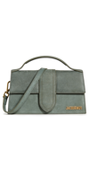 Jacquemus Green La Montagne 'le Grand Bambino' Bag In Dark Khaki