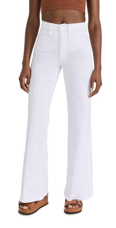 Good American Good Waist Palazzo Jeans In White