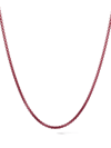 David Yurman 2.7mm Box Chain Necklace In Red