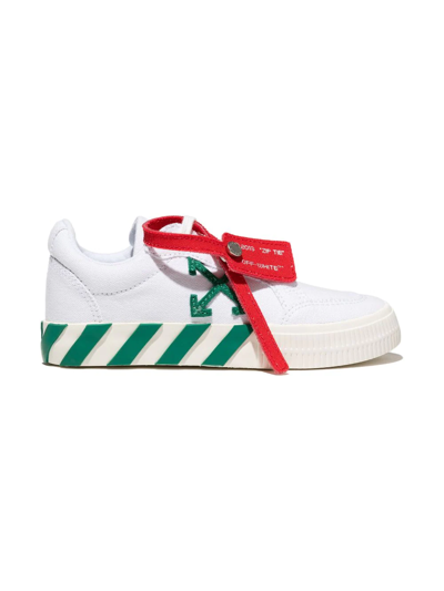 Off-white Kid's Arrow Canvas Low-top Trainers, Toddler/kids In White
