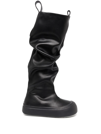 Yume Yume Fisherman Flatform Boots In Black