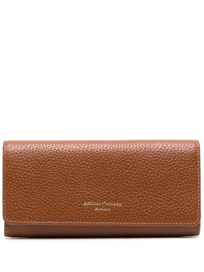 Aspinal Of London London Continental Leather Wallet In Neutrals