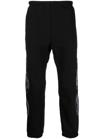 Pleasures Virgin Embroidered Track Pants In Black