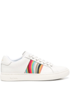 PAUL SMITH STRIPE DETAIL LACE-UP SNEAKERS