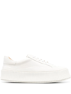 Jil Sander Low-top Lace-up Trainers In White