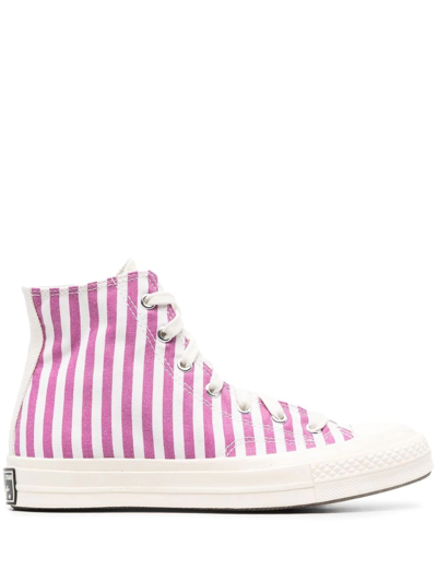 Beyond Retro Chuck 70 Retro Stripe High Top White Chuck 70 Retro