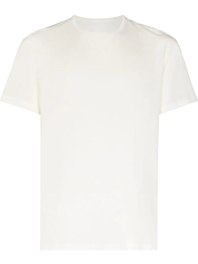 Maison Margiela Embroidered-logo Crew-neck T-shirt In White