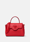 Versace La Medusa Medium Handbag In Red