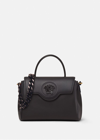 Versace La Medusa Handbag In Black