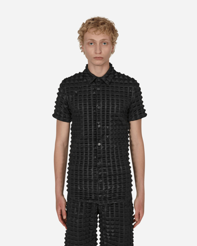 Kanghyuk 2.5 Pyramid Embossed Shirt In Black