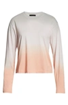 ATM ANTHONY THOMAS MELILLO OMBRÉ CLASSIC JERSEY LONG SLEEVE T-SHIRT