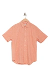 Coastaoro Key Largo Short Sleeve Regular Fit Shirt In Burnt Orange
