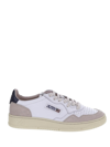 AUTRY WHITE LOW SNEAKERS,AULMLS28