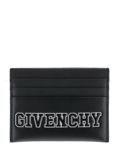 Givenchy Credit Card Holder In Leather In Black