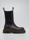 Bottega Veneta The Tire Boots In Black/brown