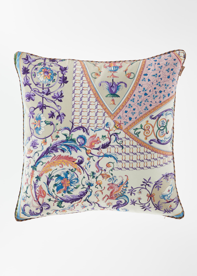 Etro Nazare Throw Pillow With Piping