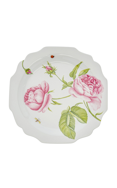 Giambattista Valli Home Painted Porcelain Dinner Plate In Multi