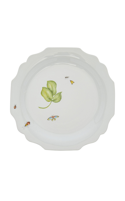 Giambattista Valli Home Painted Porcelain Dinner Plate In Multi