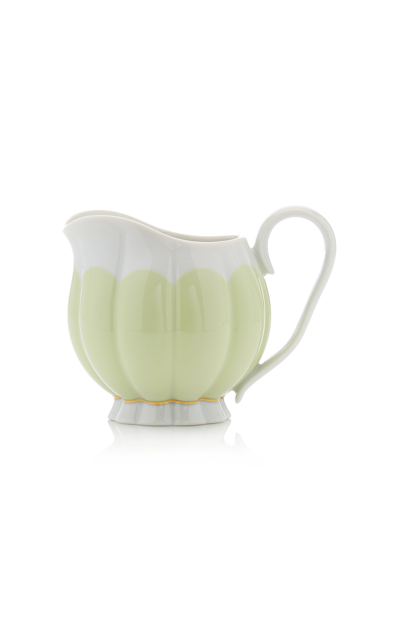 Giambattista Valli Home Tall Porcelain Creamer In Green