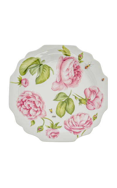 Giambattista Valli Home Painted Porcelain Dessert Plate In Multi