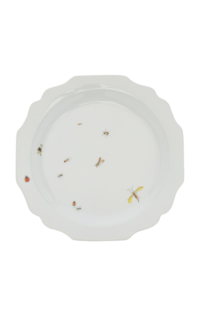 Giambattista Valli Home Painted Porcelain Dinner Plate In Multi