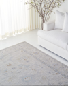 Ralph Lauren Luddington Power-loomed Rug, 9' X 12' In Light Grey