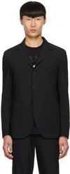 NEIL BARRETT BLACK POLYESTER BLAZER