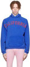 ERL BLUE COTTON HOODIE