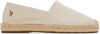 Polo Ralph Lauren Espadrillas Beige Chiaro Con Logo 803861007002