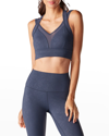 Tavi Noir Serene Sports Bra In Navy Lily