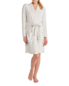 Barefoot Dreams Cozychic Lite Ribbed Robe In He Silver Pearl
