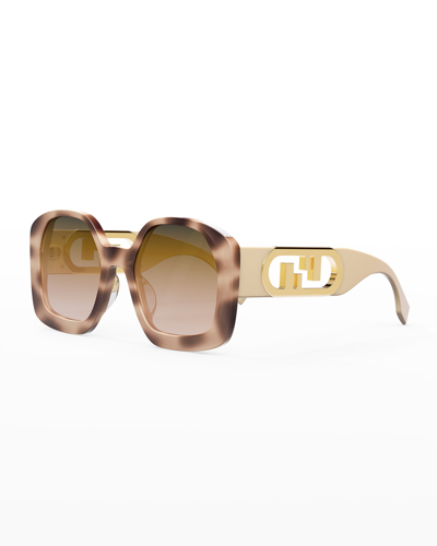 Fendi Ff Square Acetate Sunglasses