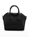 Givenchy Micro Antigona Shoulder Bag In Calf Leather In Black