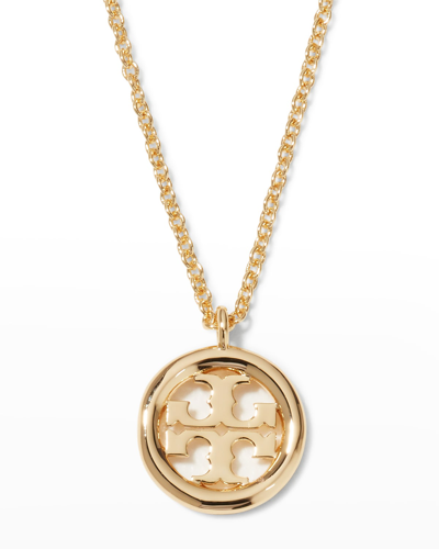 Tory Burch Miller Pendant Necklace In Tory Gold