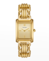 TORY BURCH THE ELEANOR WATCH WITH BRACELET STRAP, GOLD-TONE STAINLESS STEEL
