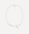 Shaun Leane Silver Rose Thorn Horizontal Pendant Necklace In Silver