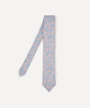 Liberty Dinah Printed Silk Tie In Light Blue