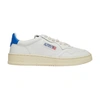 Autry 35mm Medalist Low Sneakers In Leat Leat Wht Pblue