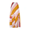 Fendi Ff Color-block Draped Trousers Women In Multicolore